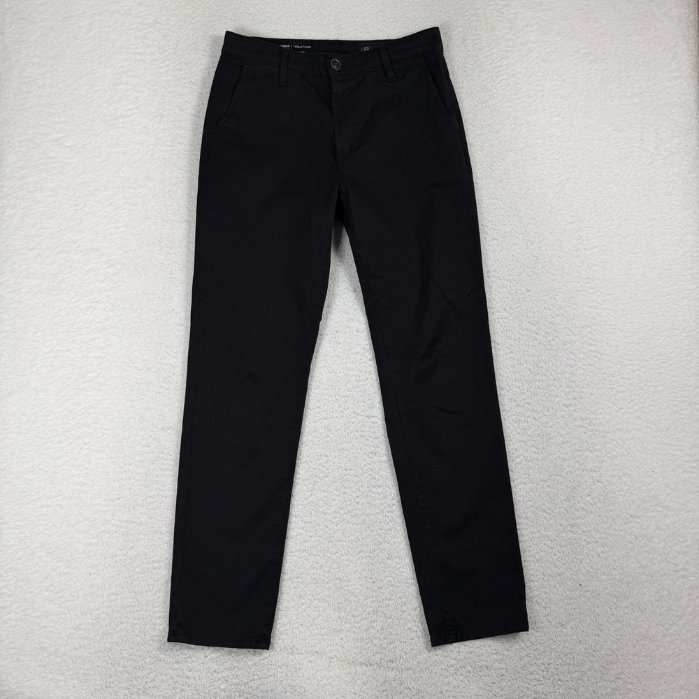 AG Adriano Goldschmied Pants Womens 26 (W27.5x27) Caden Tailored Trouser Black